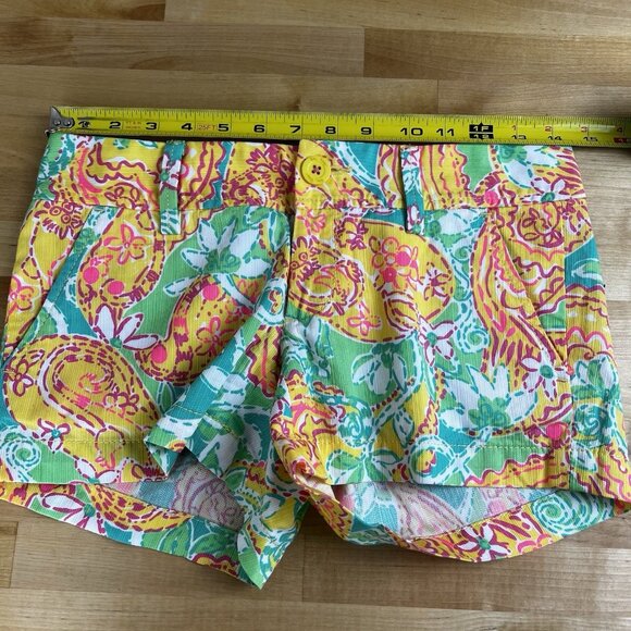 LILLY PULITZER The Walsh Short Size 000 Pop Goes the Lemur Low Rise 3" Inseam - Picture 8 of 10